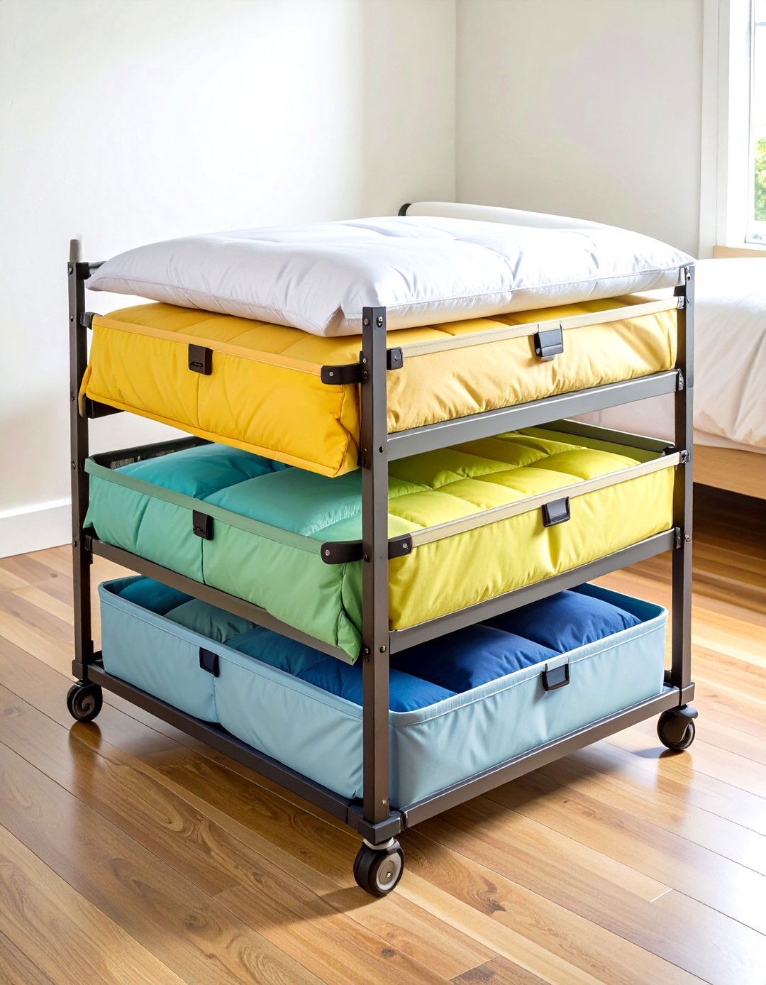 Under Bed Storage Box System - 24 Comforter Storage Ideas