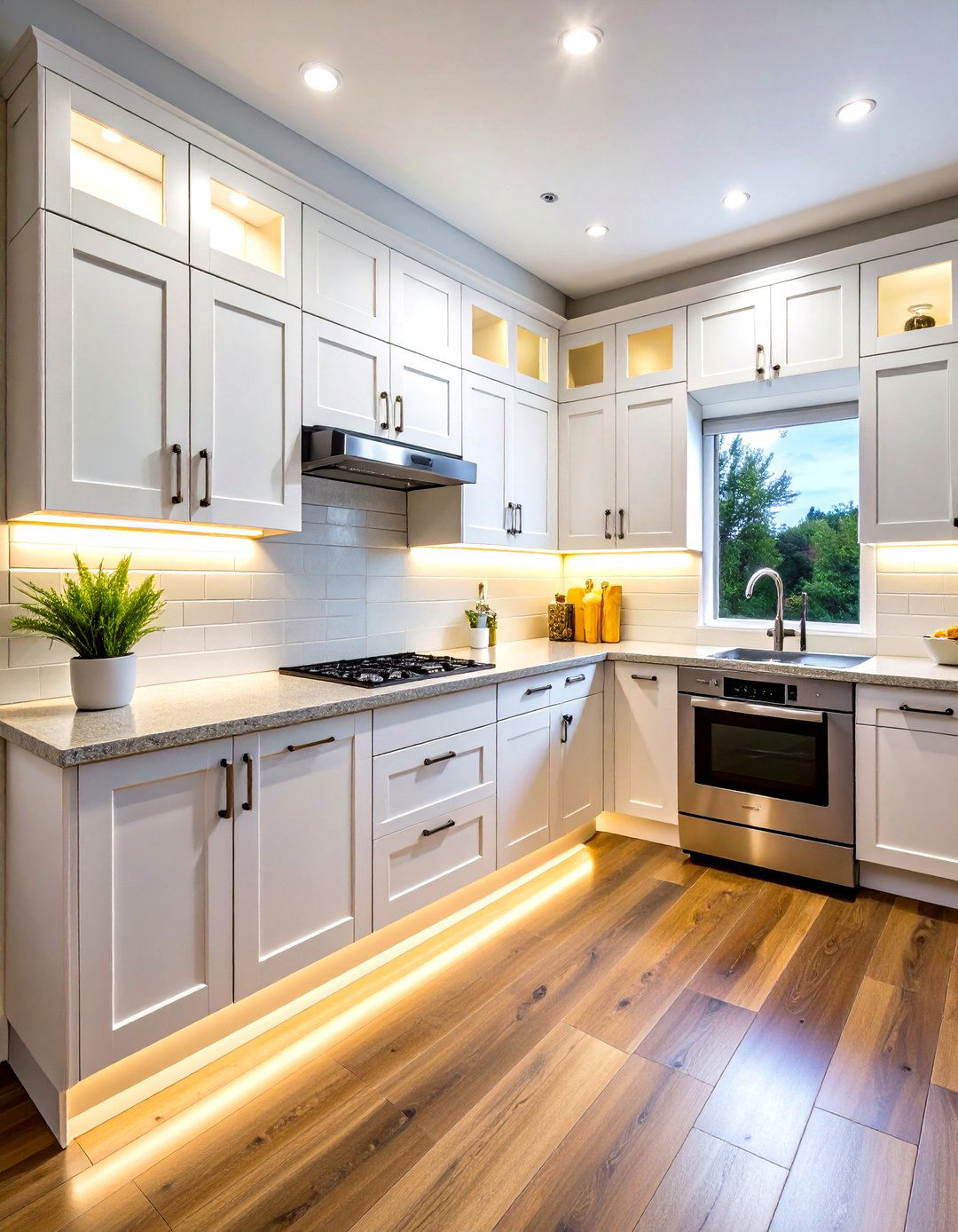 Under Cabinet LED Lighting - 24 Mobile Home Kitchen Ideas