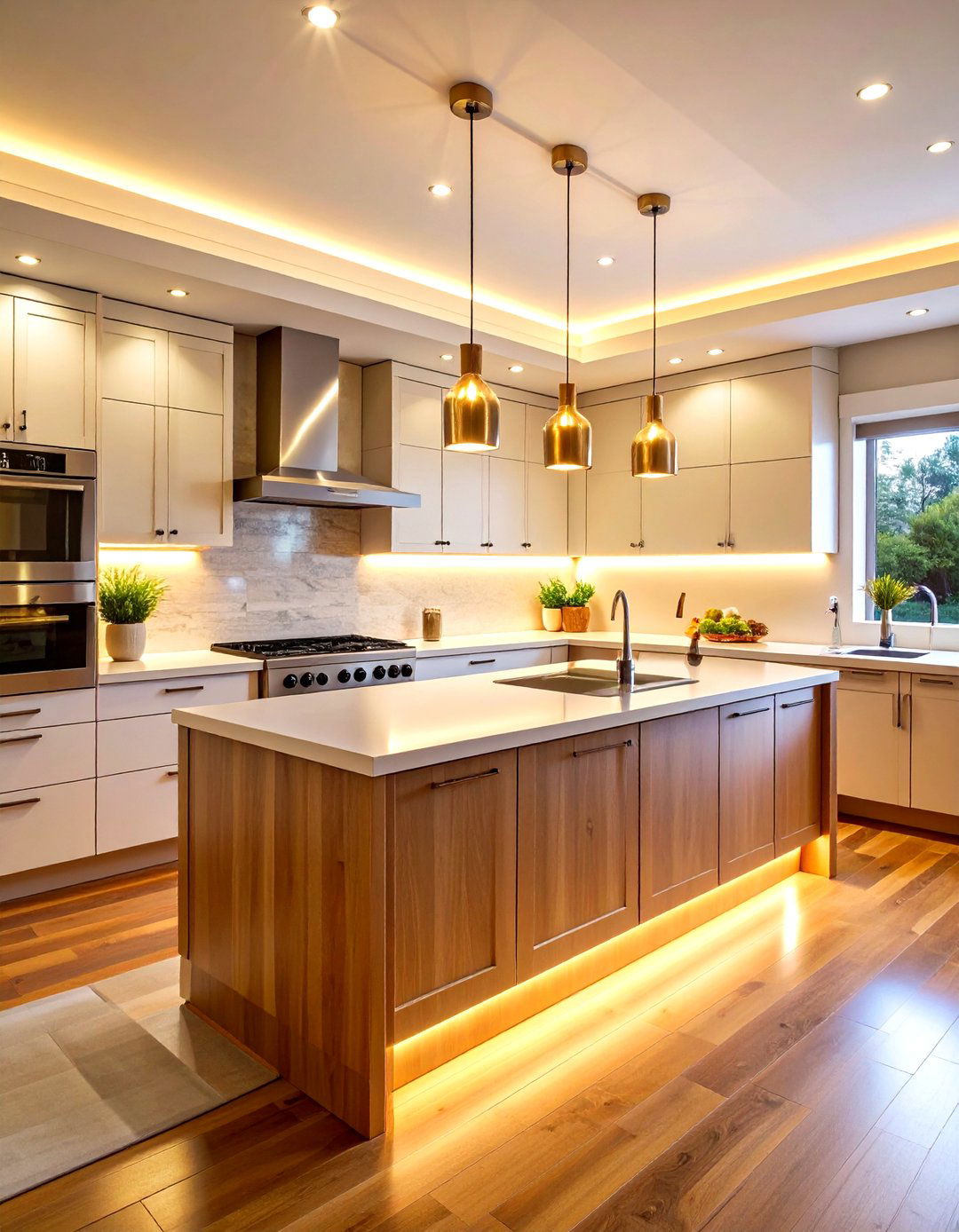 Under Cabinet Lighting Systems - 24 Transitional Kitchen Ideas