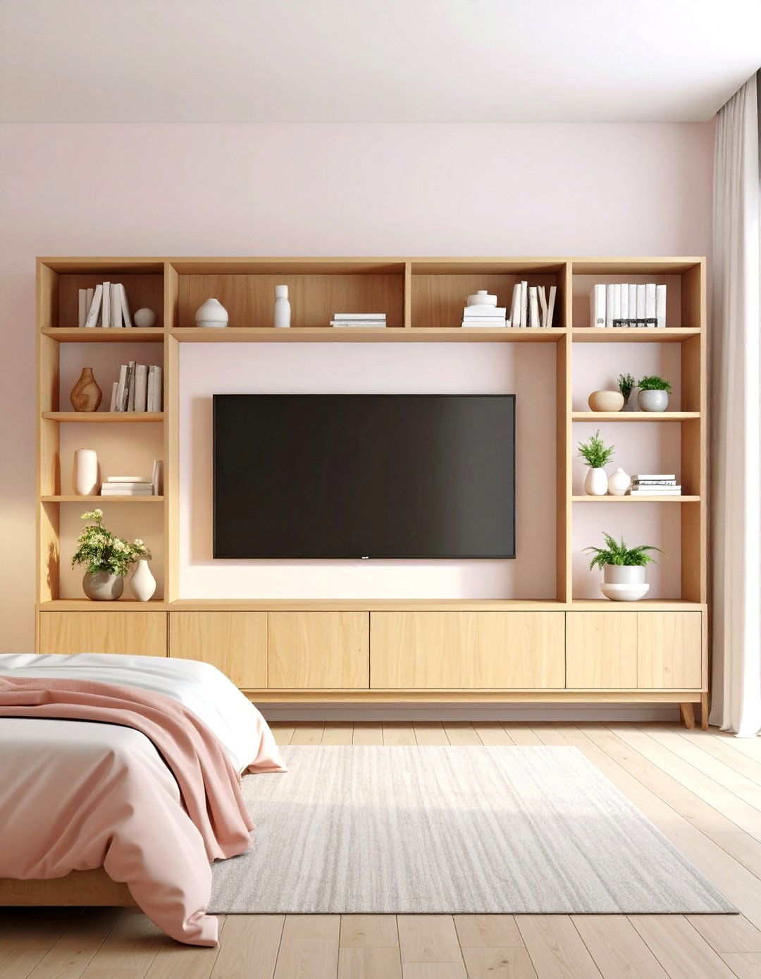 Under Cabinet TV Mounting - 24 Bedroom Tv Ideas
