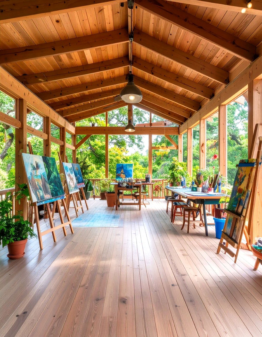 Under Deck Art Studio - 24 Under Deck Ideas