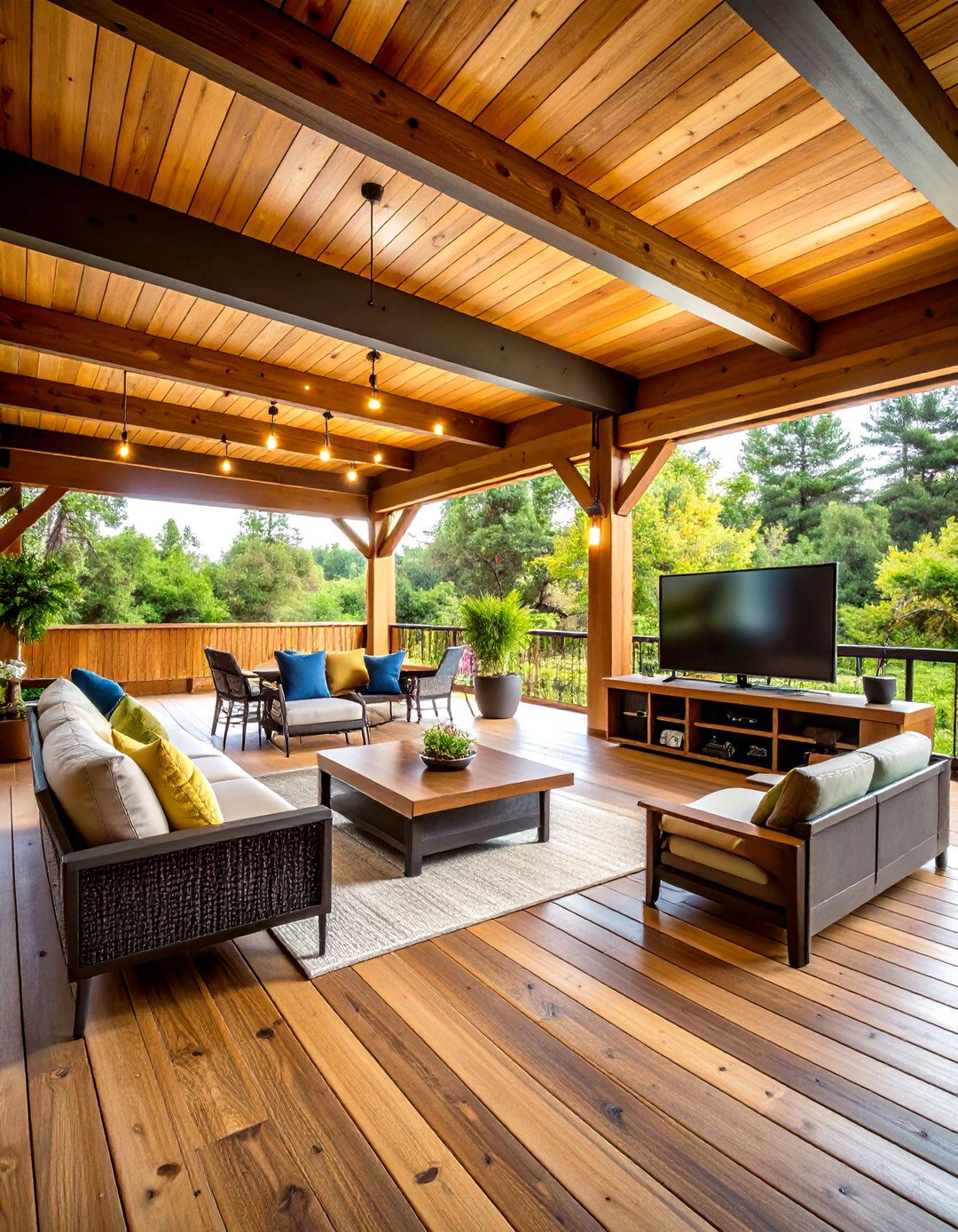 Under Deck Entertainment Zone - 24 Under Deck Ideas