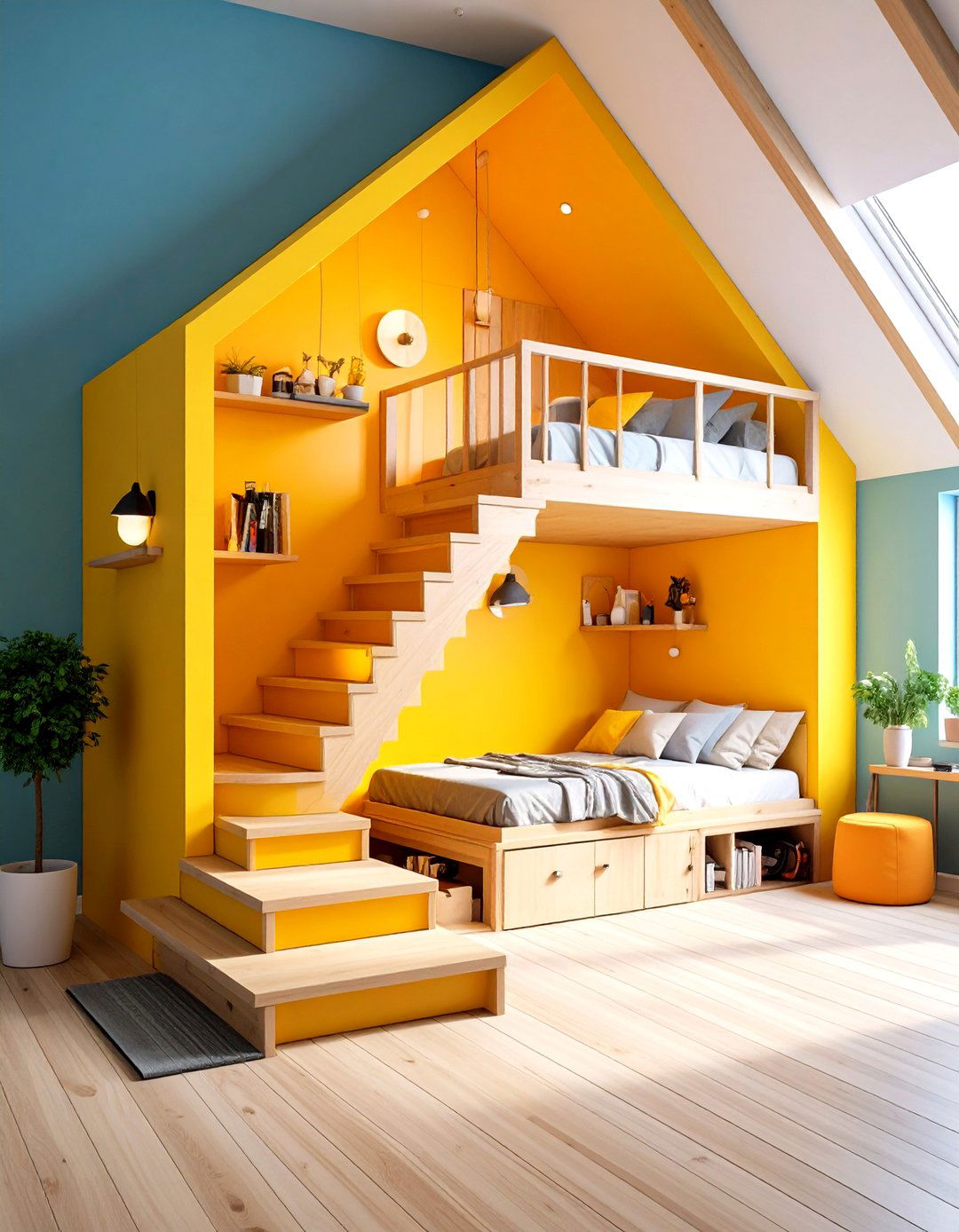 Under Stair Bed Nook for Small Spaces - 24 Bed Nook Ideas