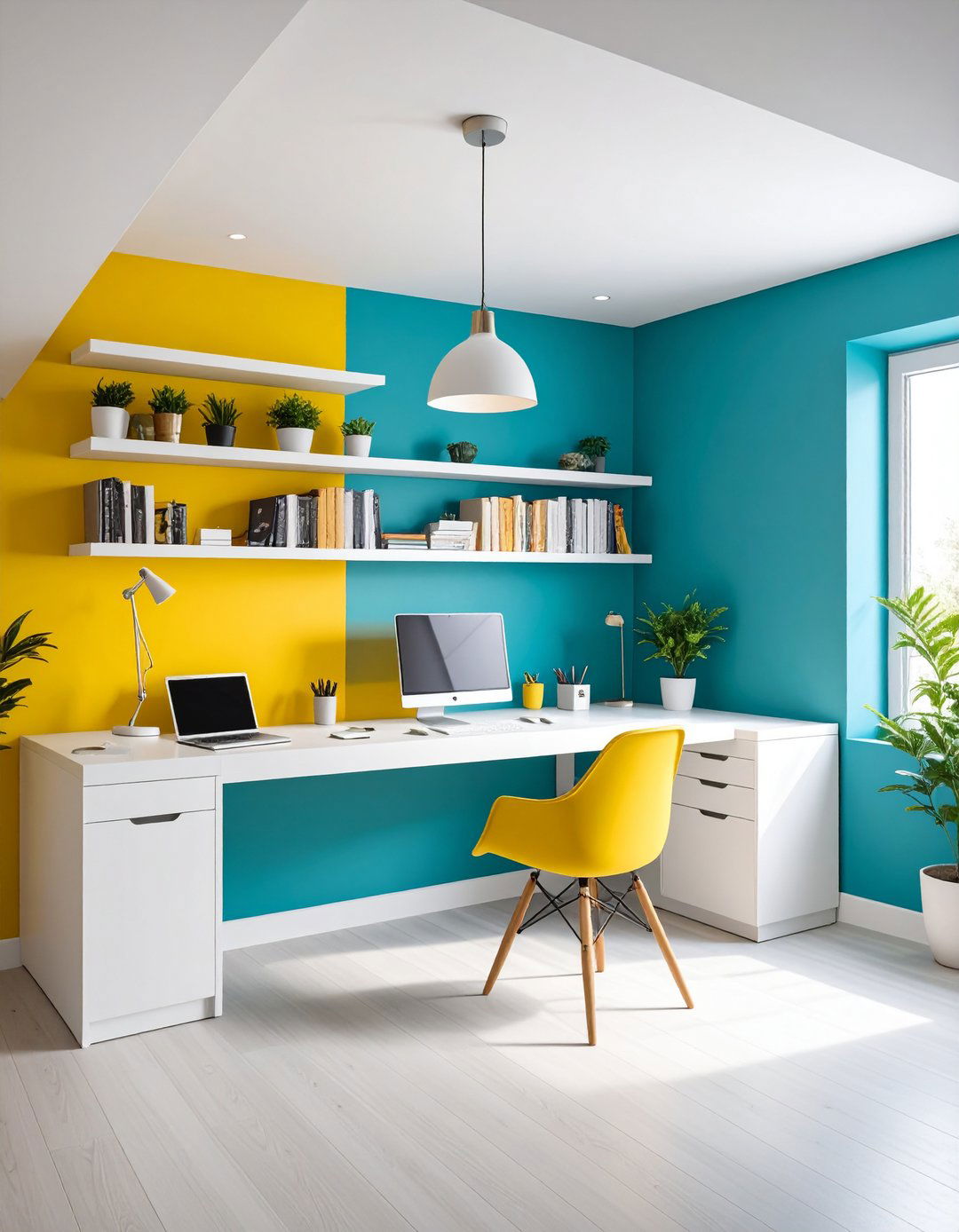Under Stair Office Nook - 24 Budget Home Office Ideas