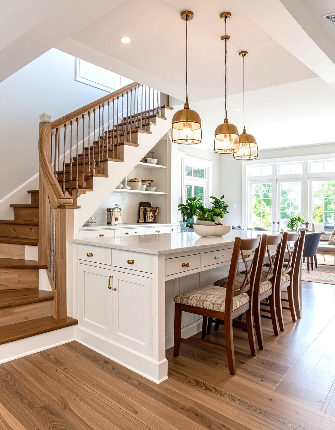Under Stair Storage Integration - 24 Dining Room Storage Ideas