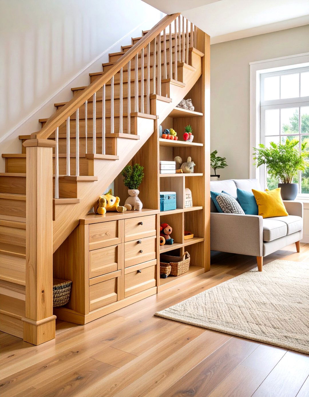 Under Stair Storage Solutions - 24 Living Room Toy Storage Ideas