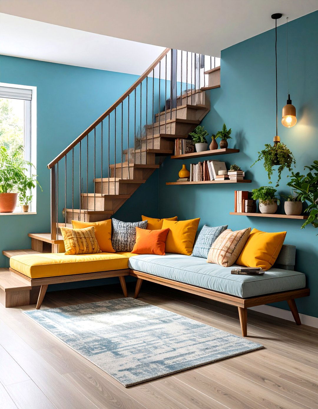 Under Stairs Reading Nook - 24 Reading Room Ideas