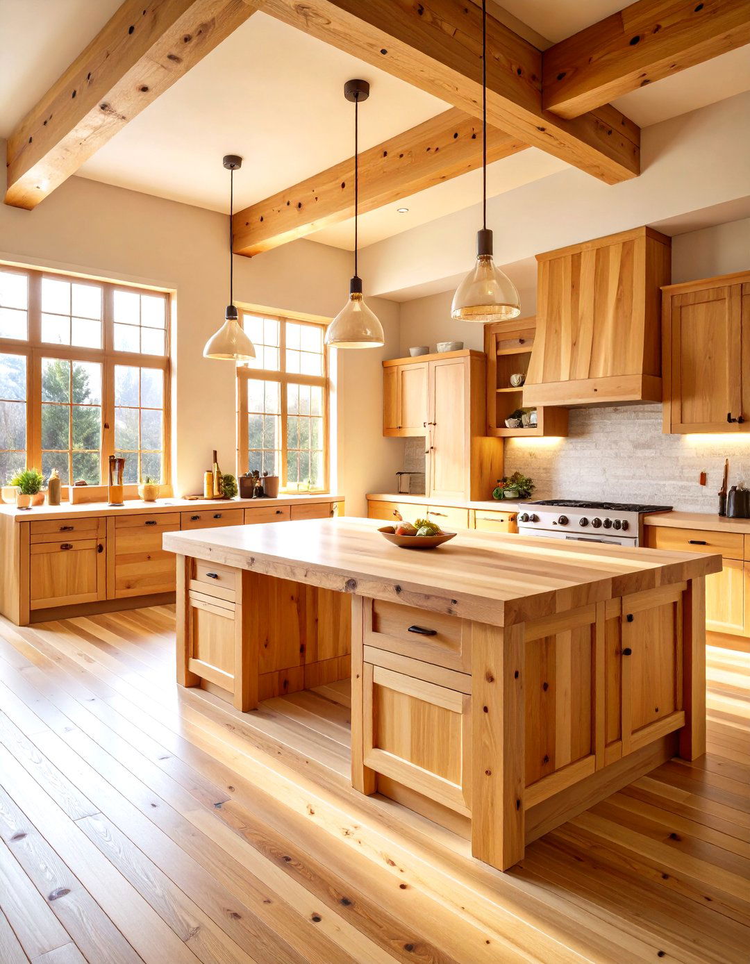 Unfinished Wood Surfaces - 24 Wabi Sabi Interior Design Ideas