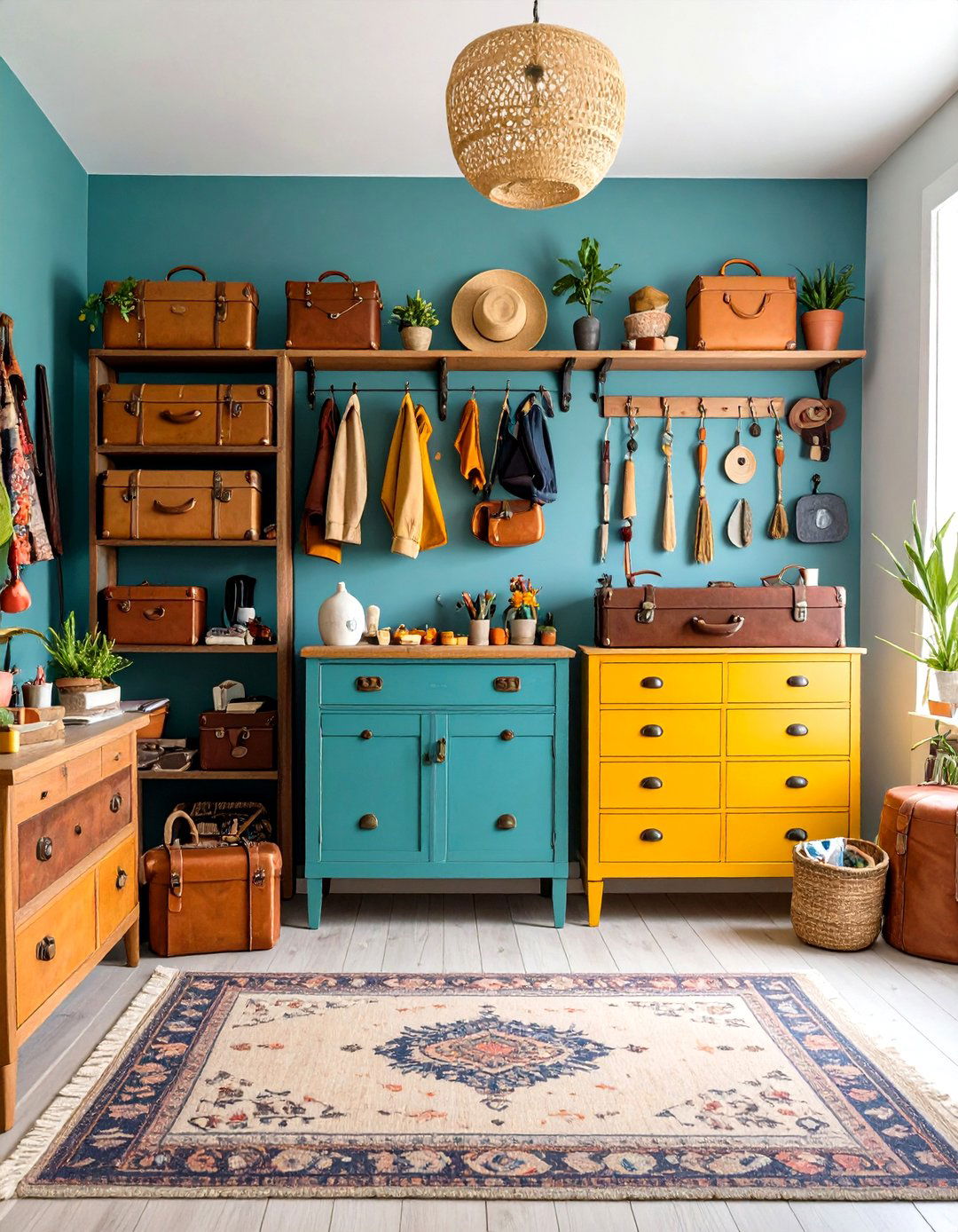 Upcycled Furniture Craft Room - 24 Craft Room Ideas