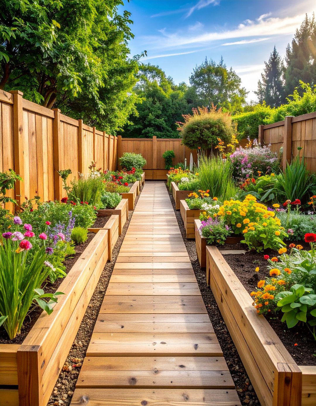 Upcycled Pallet Wood Borders - 24 Recycled Garden Edging Ideas