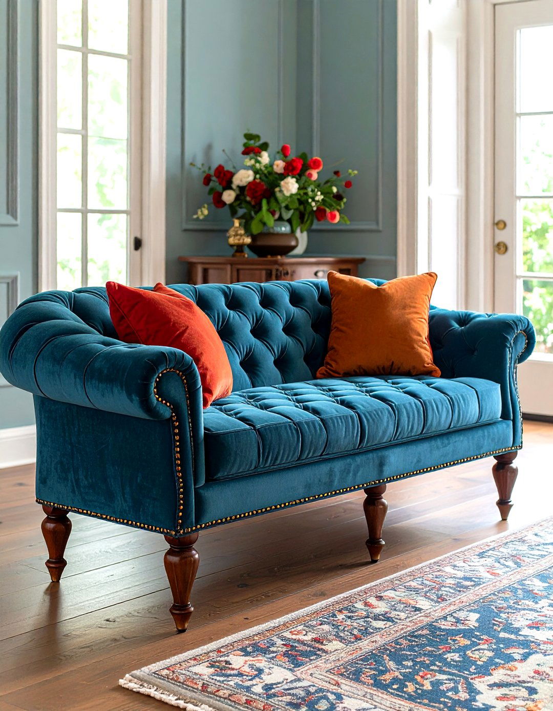 Upholstered Tufted Entryway Bench - 24 Entryway Bench Ideas