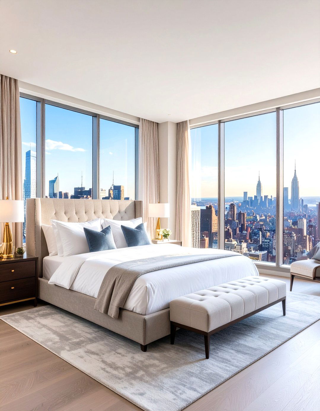 Upper East Side Penthouse Bedroom - 24 Blair Waldorf Bedroom