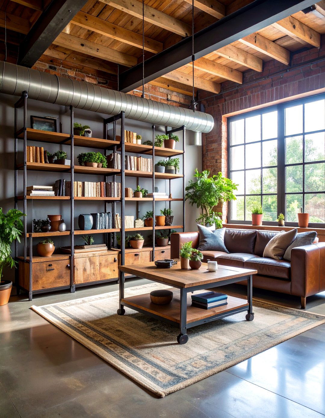 Urban Industrial Pipe Bookshelf Style - 24 Bookshelf Decor Ideas