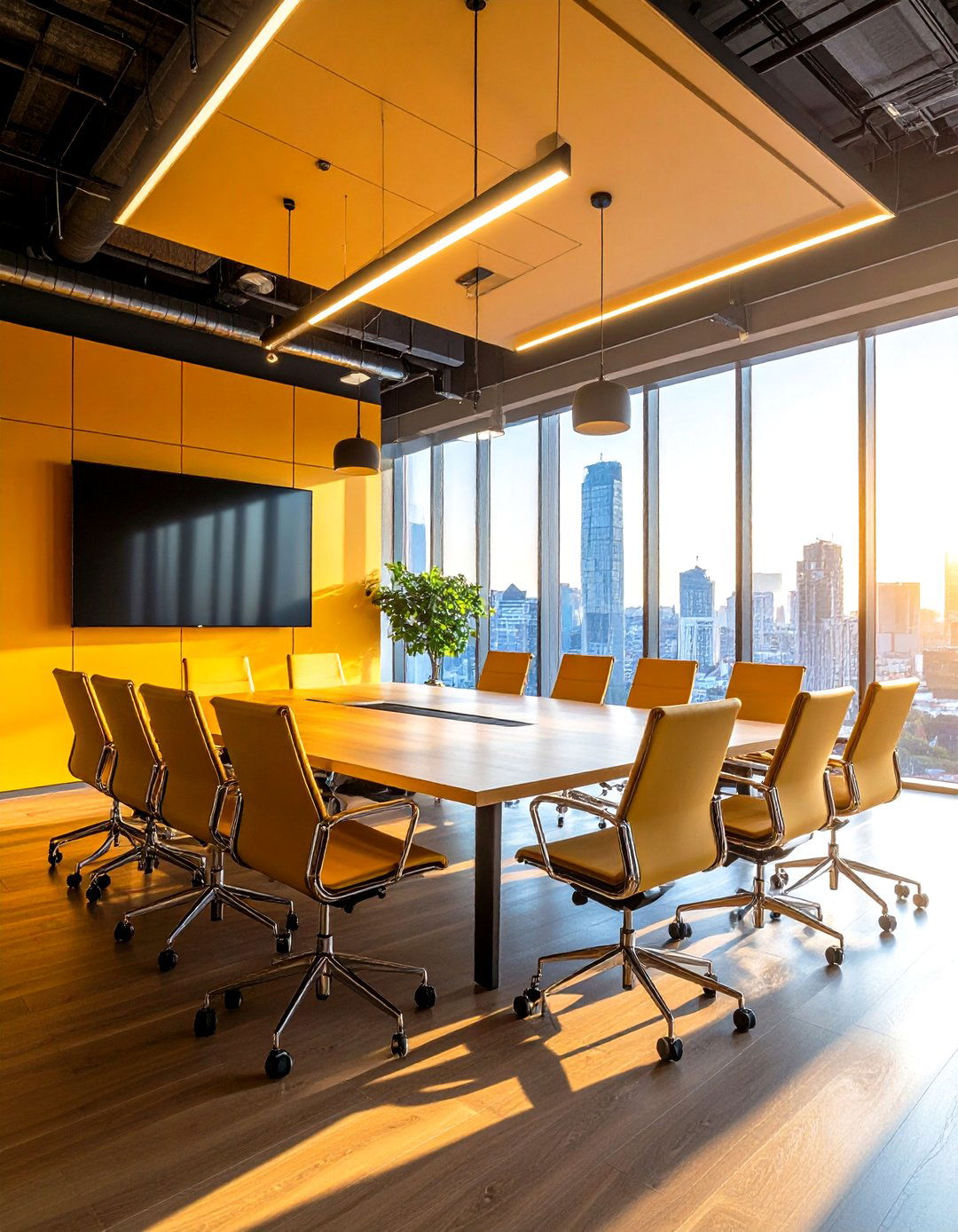 Urban Loft Conference Room Office - 24 Loft Office Ideas