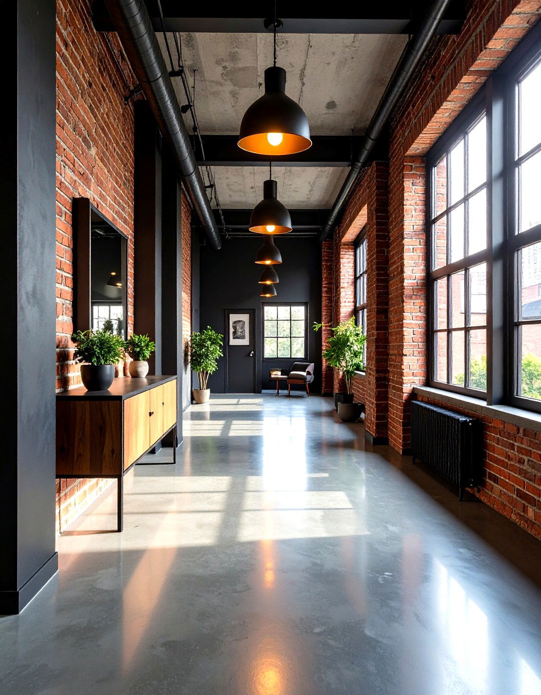 Urban Loft Dark Chic - 24 Dark Hallway Ideas