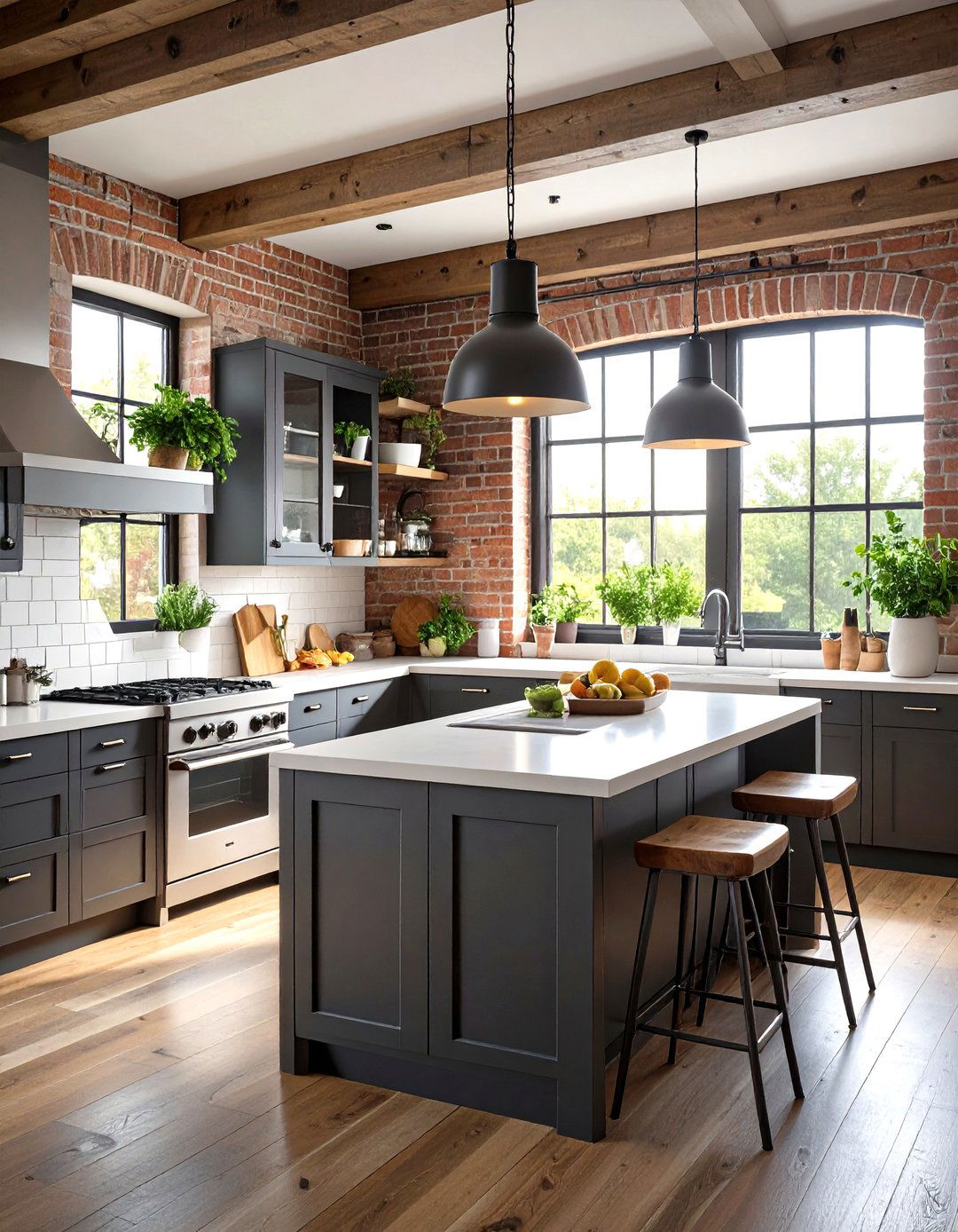 Urban Loft Kitchen Design - 24 Grey and White Kitchen Designs