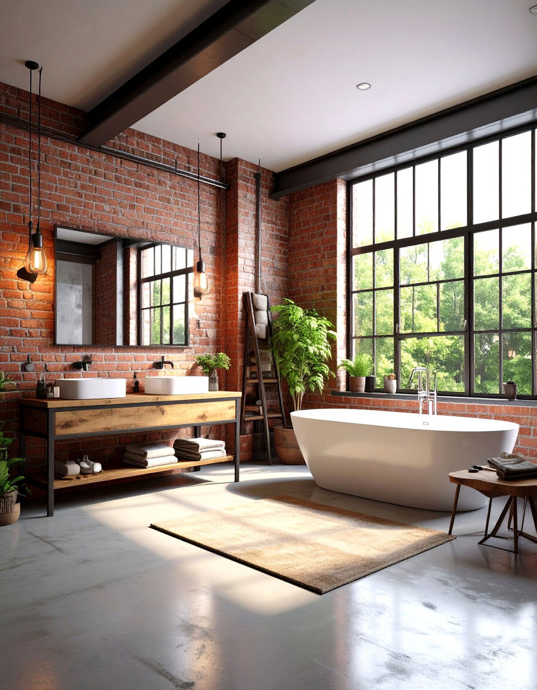 Urban Loft Office Bathroom with Metropolitan Style - 24 Office Bathroom Ideas