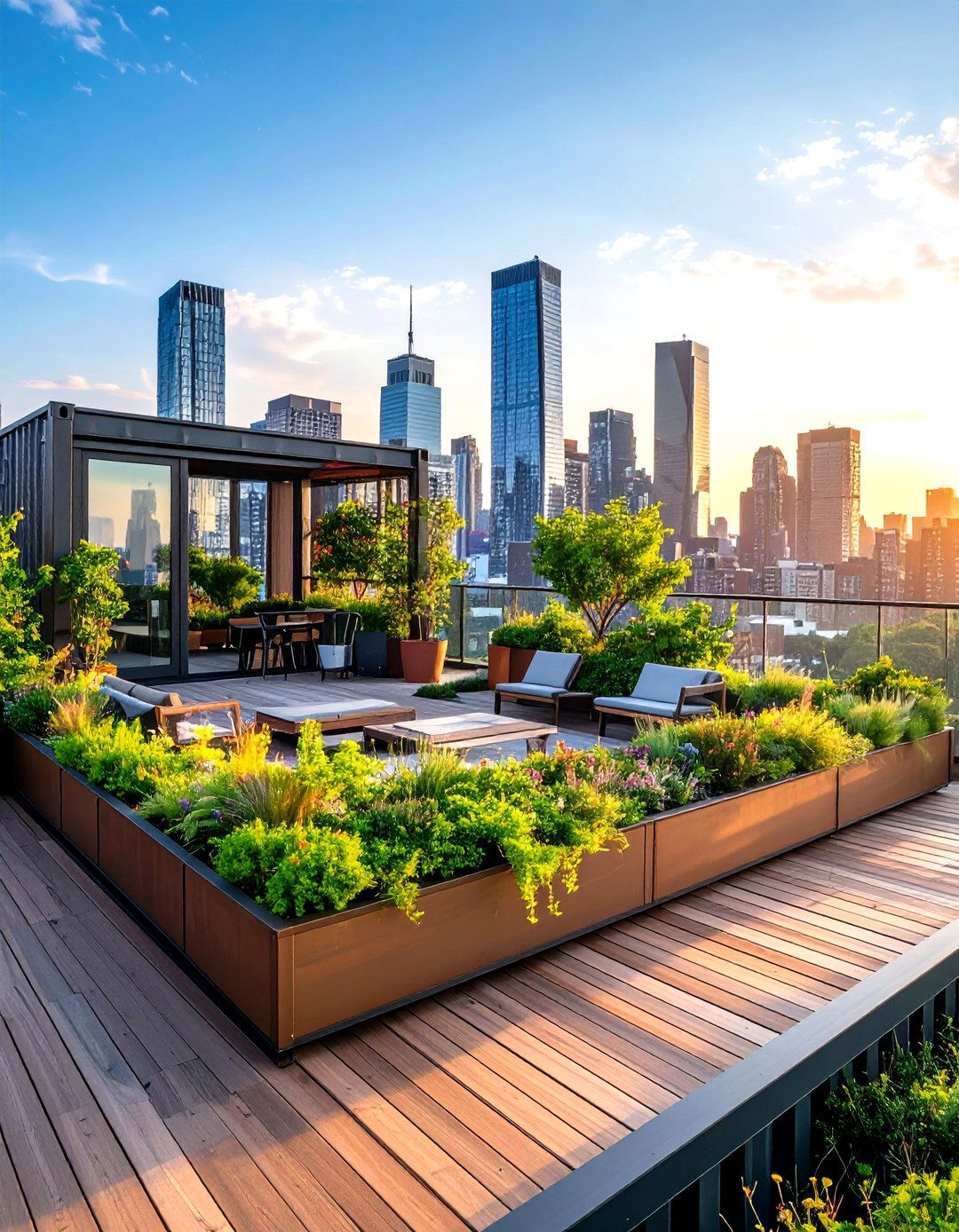 Urban Rooftop Container Penthouse - 24 Container Home Ideas