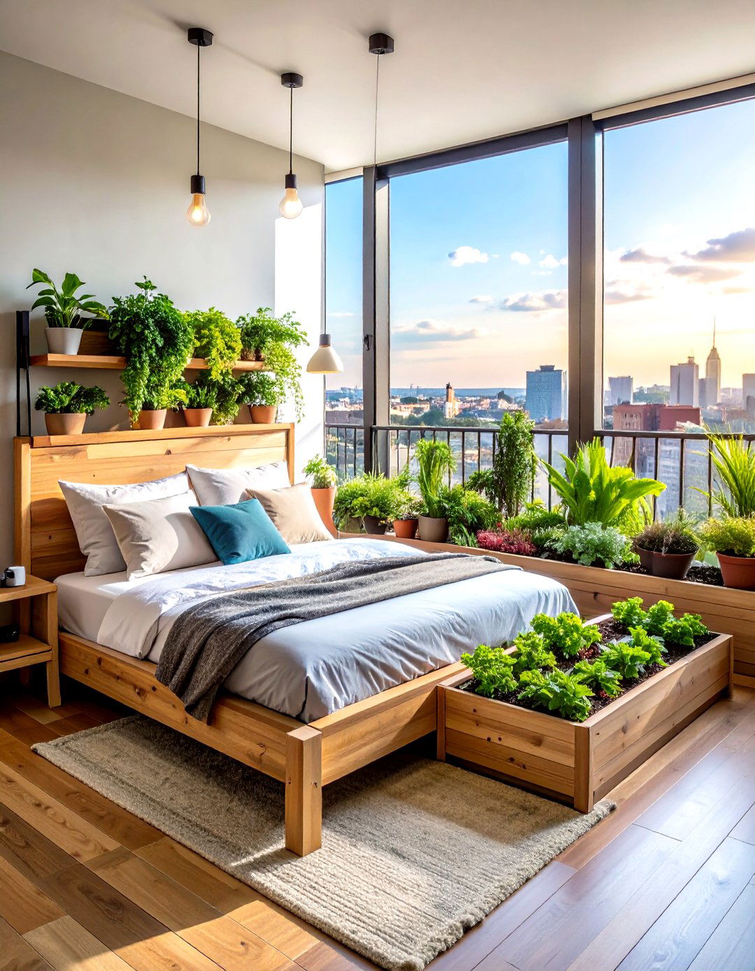Urban Rooftop Garden Balcony - 24 Dormer Balcony Ideas