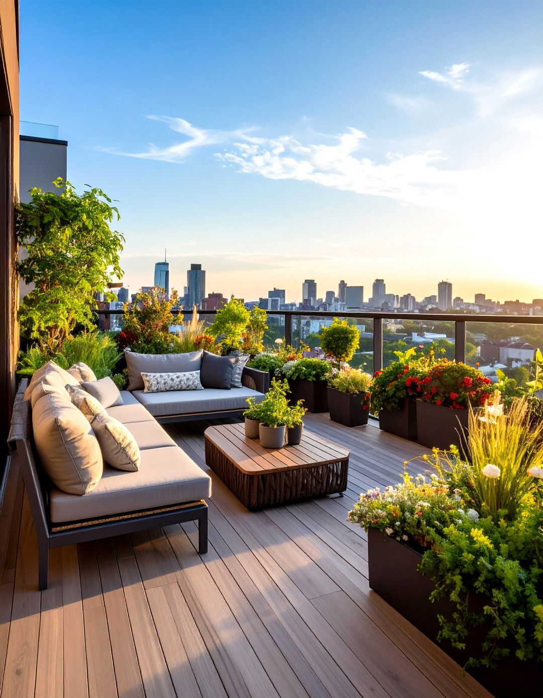 Urban Rooftop High Rise Catio - 24 Outdoor Catio Ideas