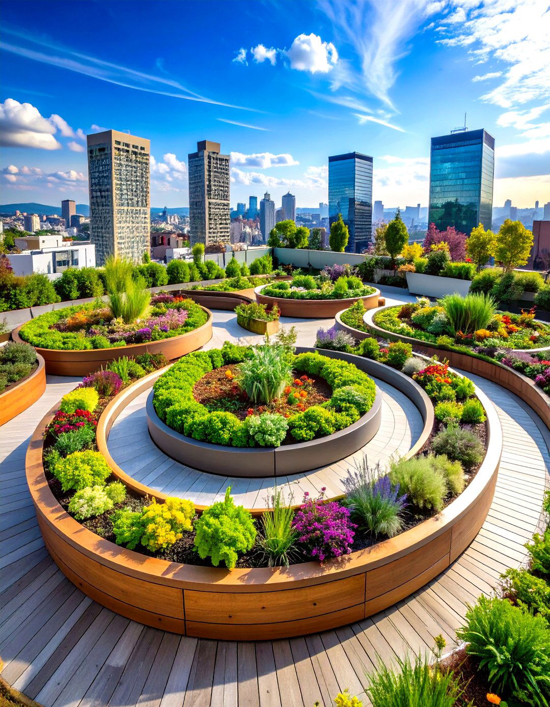 Urban Spiral Garden Adaptations - 24 Spiral Garden Design Ideas