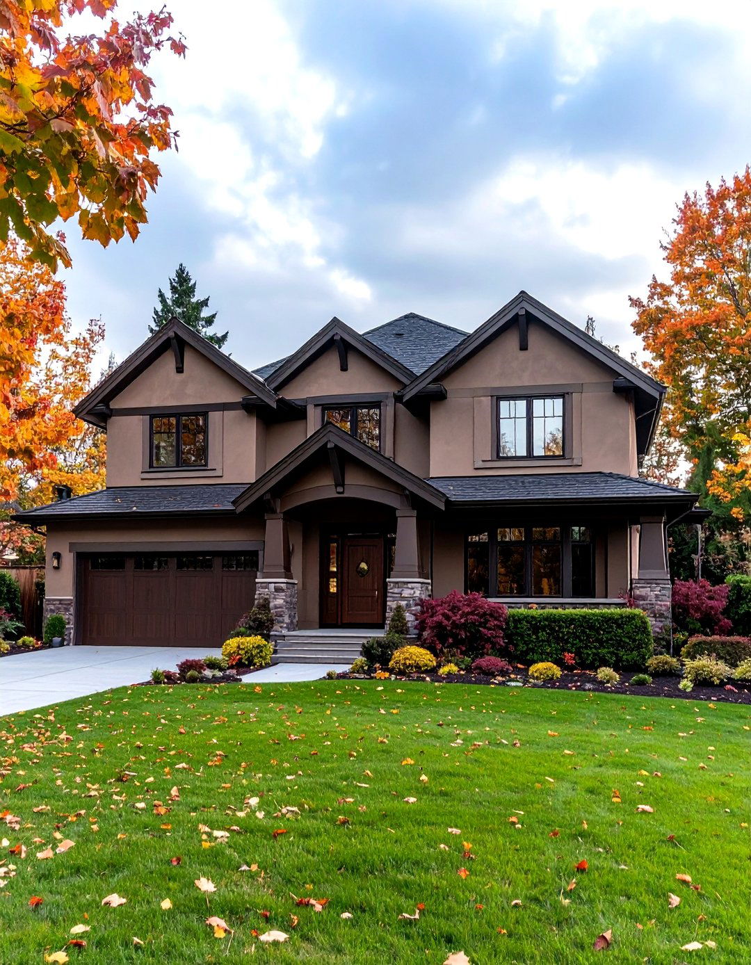 Urbane Bronze Drama - 24 Stucco Colors for Home Exteriors