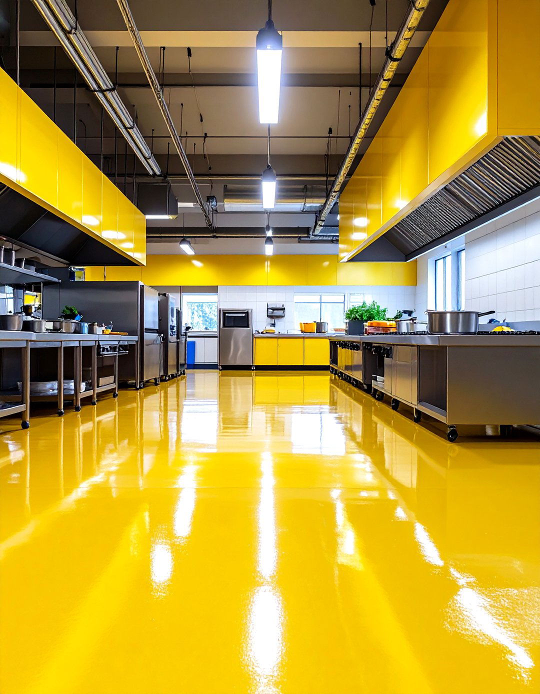 Urethane Cement Mortar Floors with Chemical Resistance - 24 Types of Concrete Floor Finishes