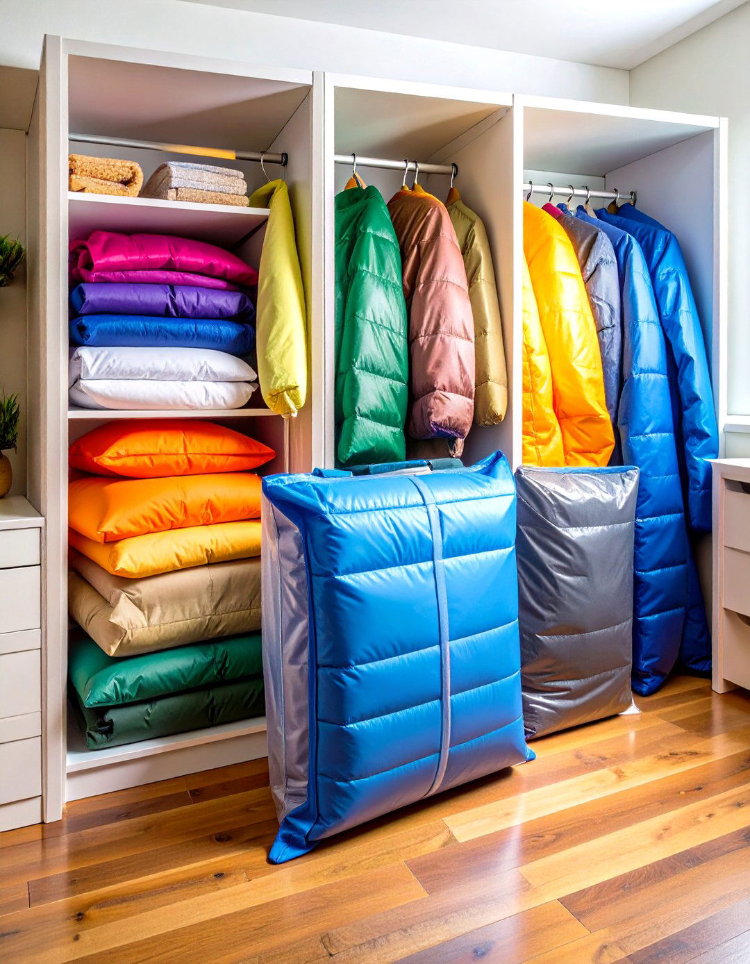 Vacuum Compression Storage Bags - 24 Bedding Storage Ideas