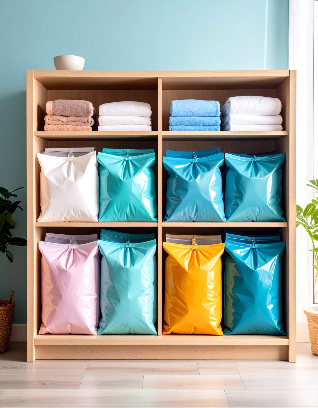 Vacuum Sealed Storage Systems - 24 Bathroom Cabinet Organization Ideas