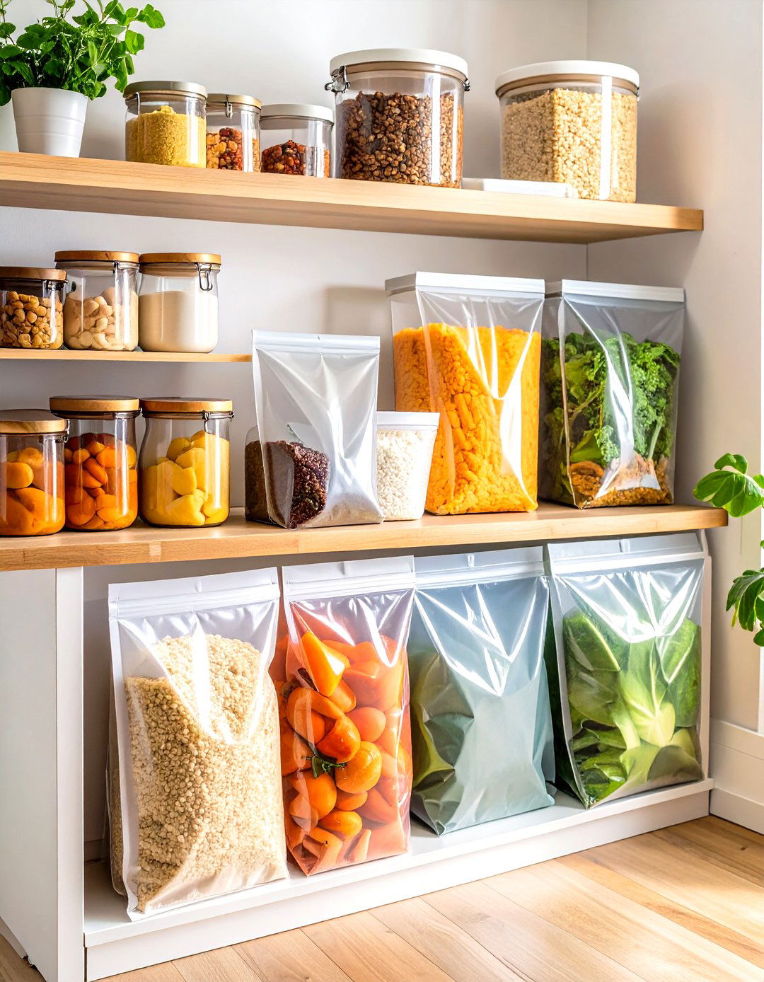 Vacuum Storage Integration System - 24 Tupperware Organization Ideas
