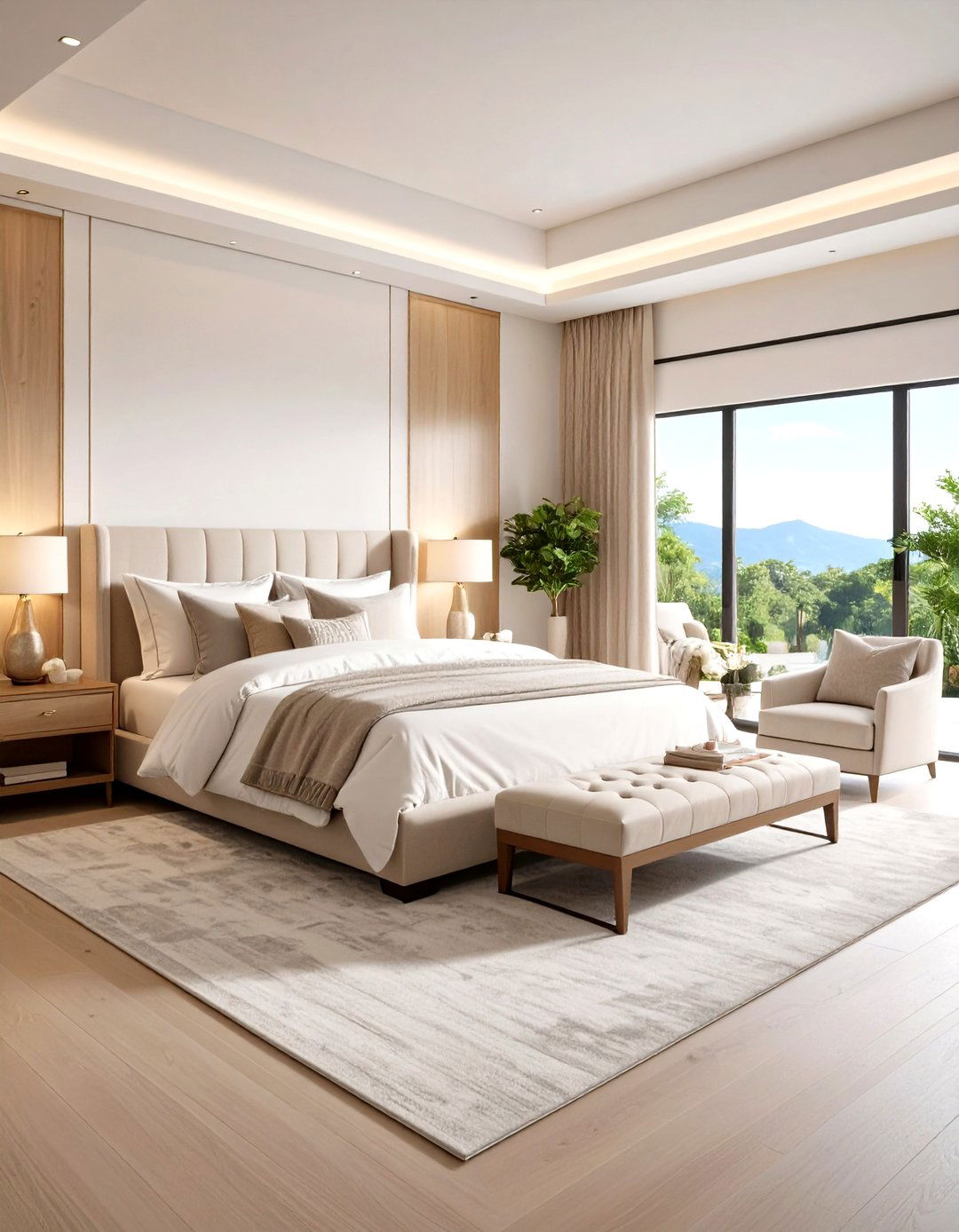 Vaulted Ceiling Master Bedroom Suite - 24 Vaulted Ceiling Ideas