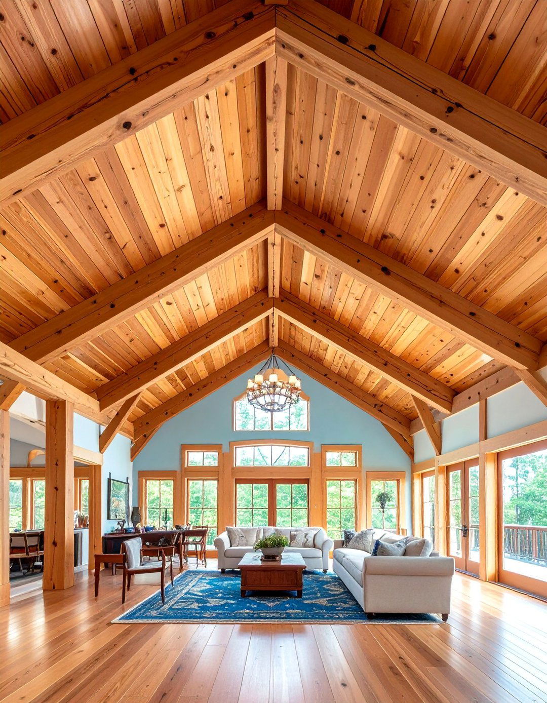 Vaulted Wood Ceiling Treatments - 24 Accent Ceiling Ideas