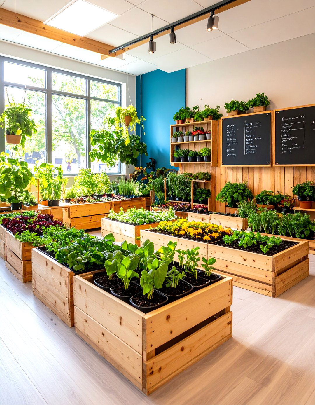 Vegetable Garden Nursery with Educational Growing Elements - 24 Nursery Garden Ideas