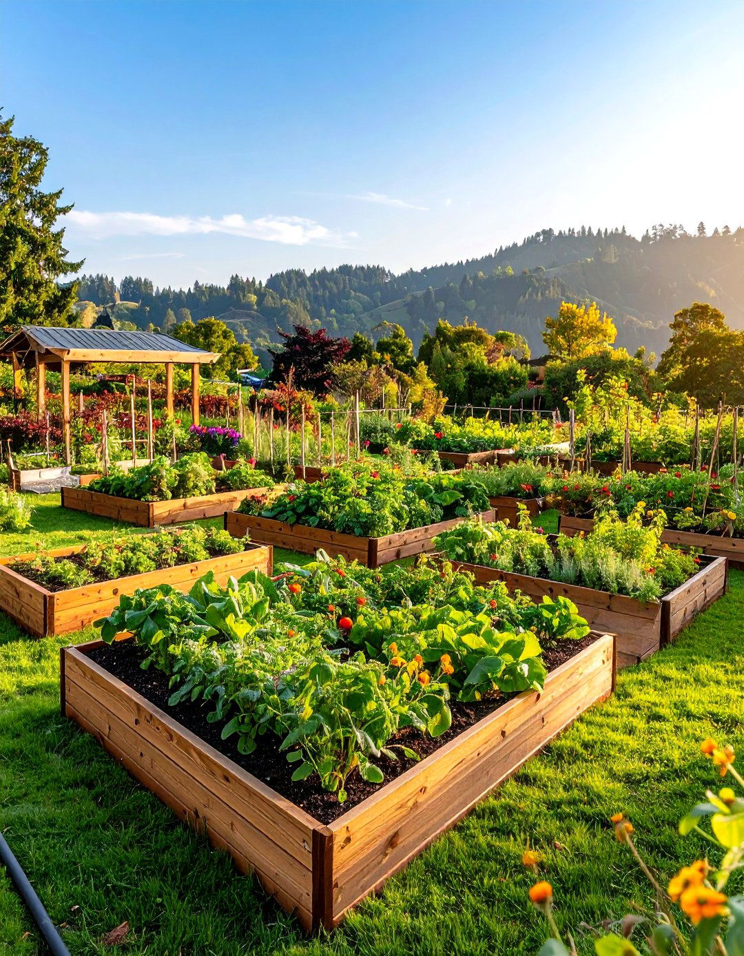 Vegetable Garden Terrace System - 24 Hillside Terraced Garden Ideas