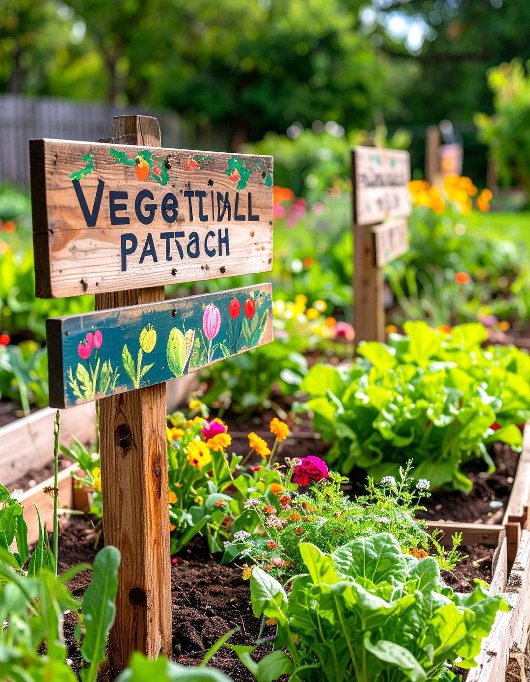 Vegetable Patch Signs - 24 Garden Sign Ideas