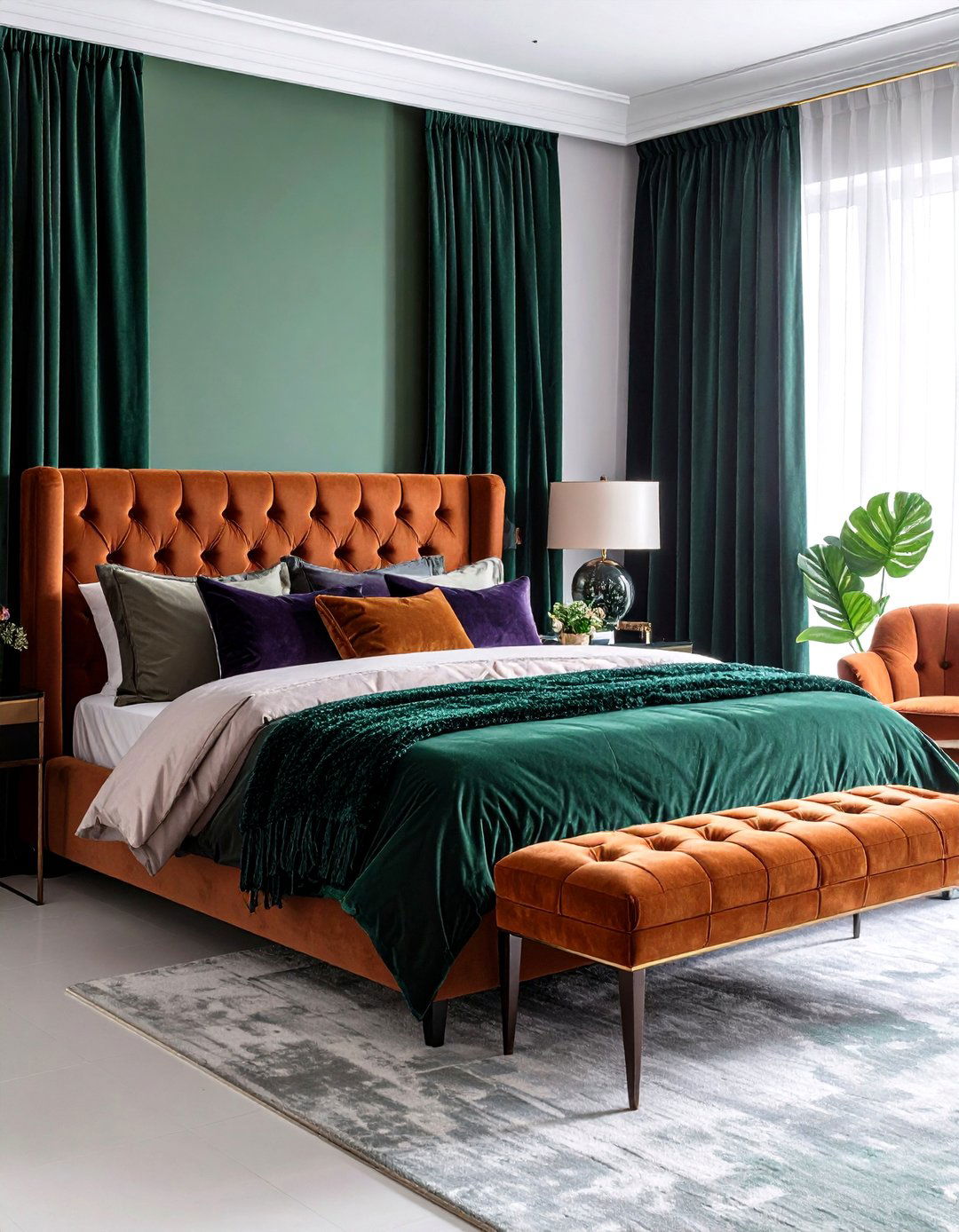 Velvet Luxury Lounge - 24 70s Bedroom Decor Ideas