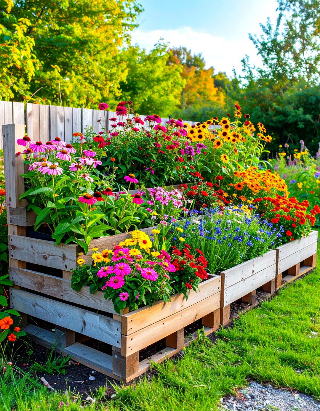 Vertical Cutting Garden - 24 Vertical Pallet Garden Ideas
