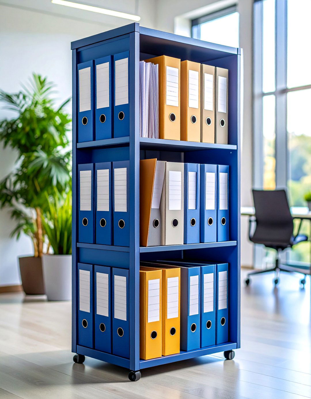 Vertical File Towers - 24 Office Storage Ideas