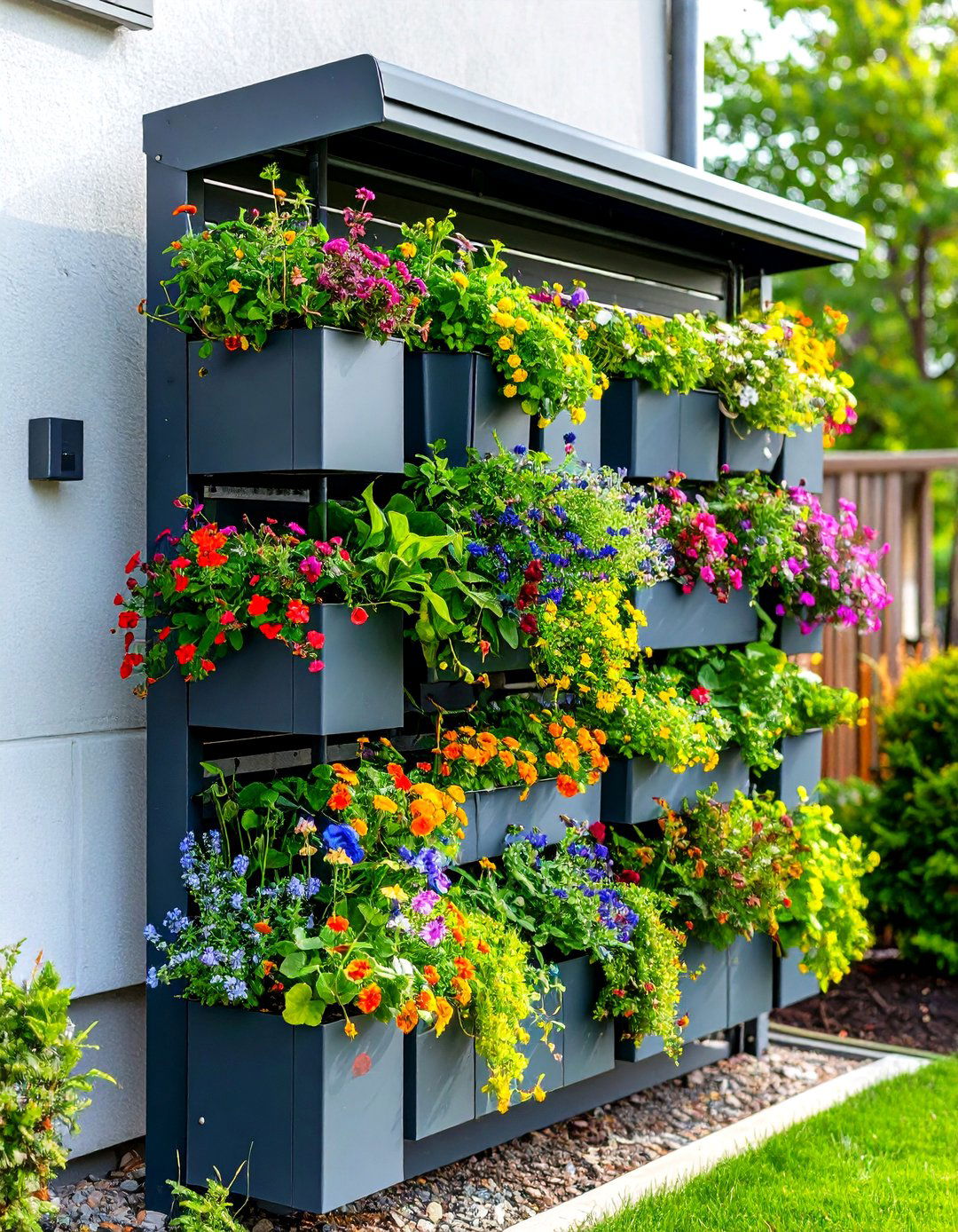 Vertical Garden Living Wall Installation - 24 Mailbox Decor Ideas