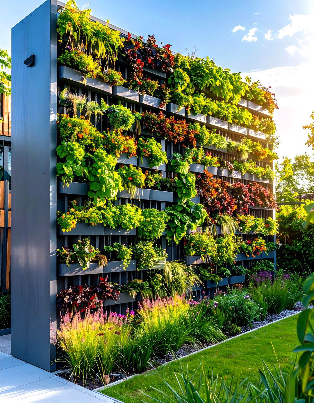 Vertical Garden Living Wall Privacy Systems - 24 Outdoor Privacy Screen Ideas