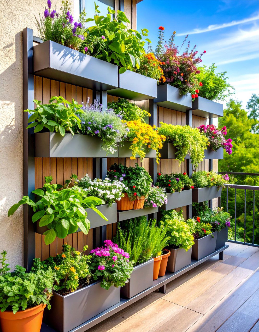 Vertical Garden Wall Planter Systems for Small Spaces - 24 Outdoor Wall Decor Ideas