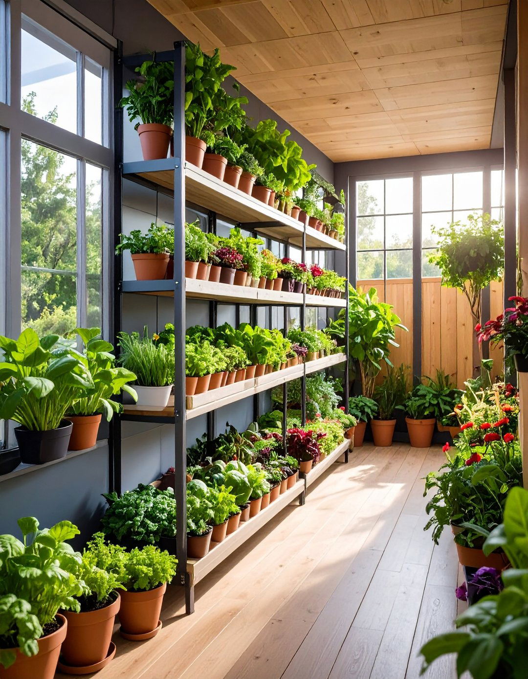 Vertical Growing Porch Greenhouse - 24 Porch Greenhouse Ideas
