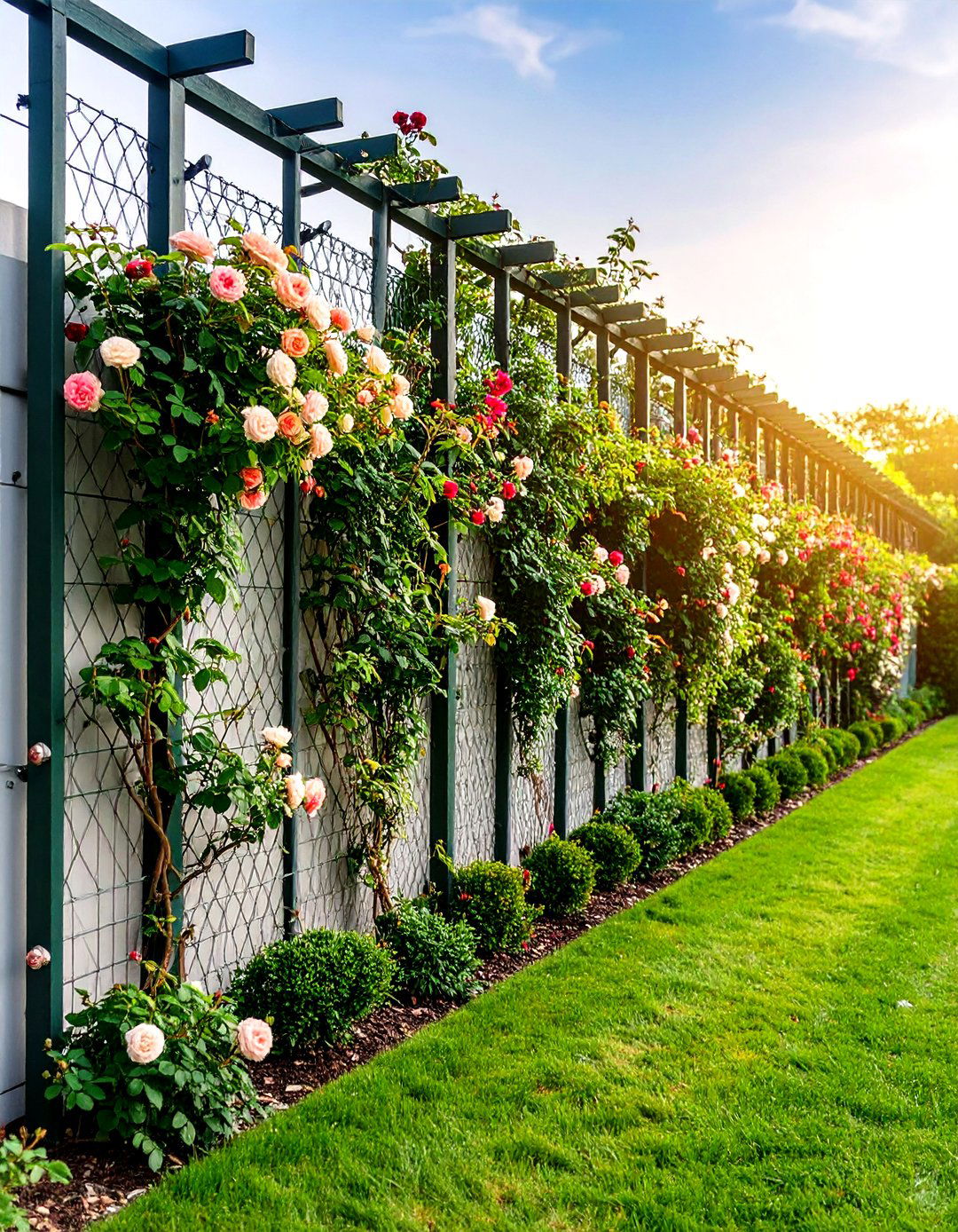 Vertical Rose Garden Walls - 24 Rose Garden Ideas