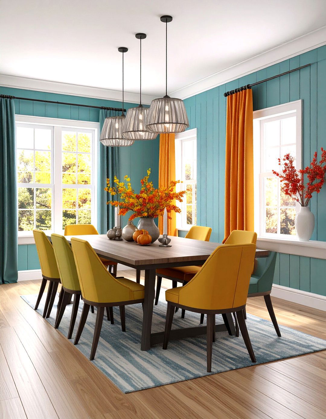 Vertical Shiplap Half Wall Wainscoting - 24 Shiplap Dining Room Wall Ideas