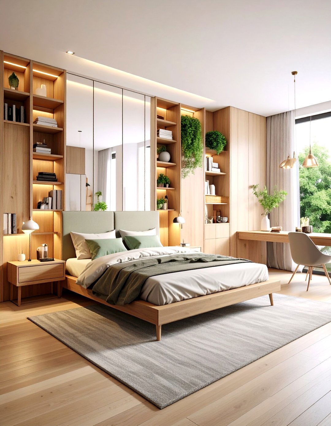 Vertical Storage Small Bedroom Floor to Ceiling Solutions - 24 Small Bedroom Ideas