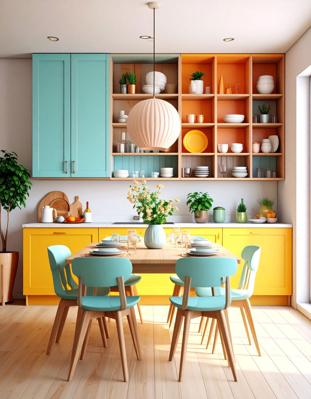 Vertical Storage Solutions - 24 Small Dining Room Ideas