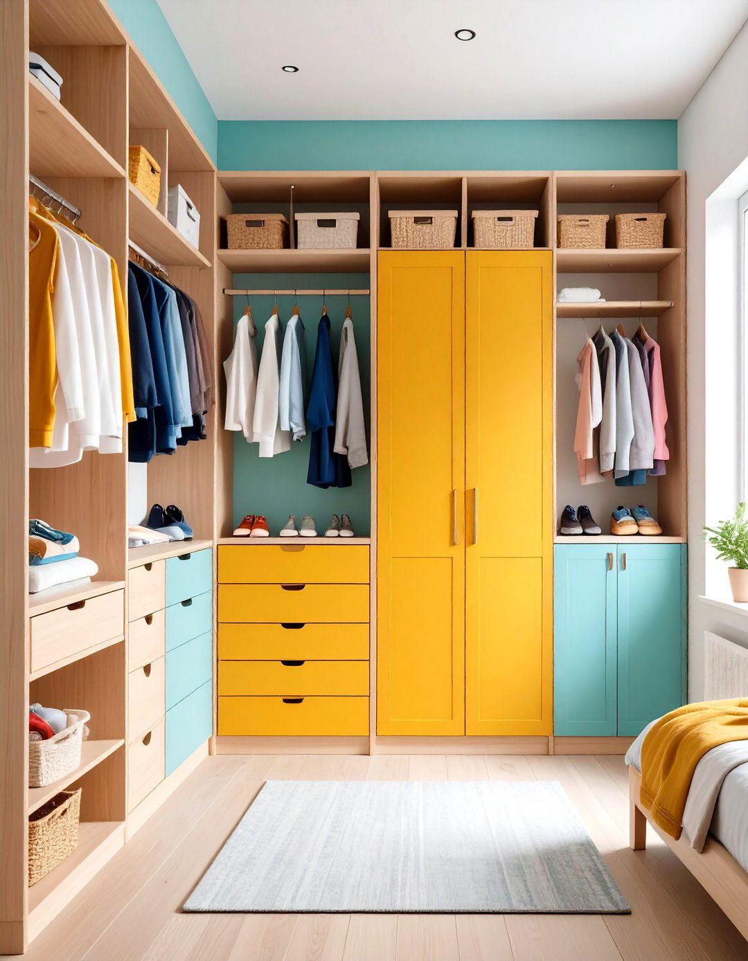 Vertical Storage Solutions - 24 Minimalist Dorm Room Ideas