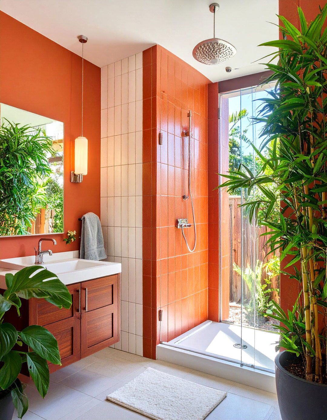 Vertical Subway Tile Installation - 24 Small Bathroom Walk in Shower Ideas