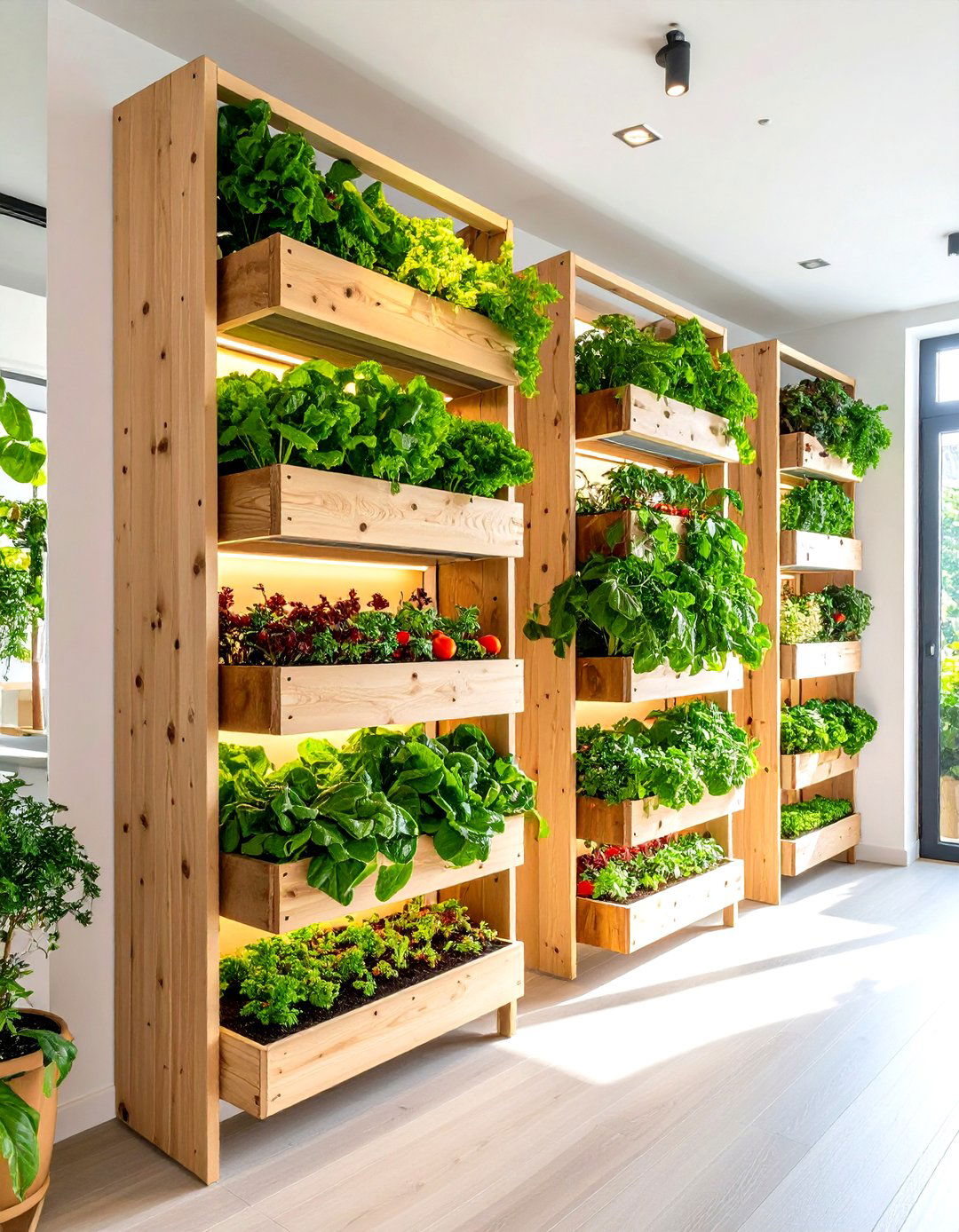 Vertical Vegetable Gardens - 24 Indoor Plant Wall Ideas