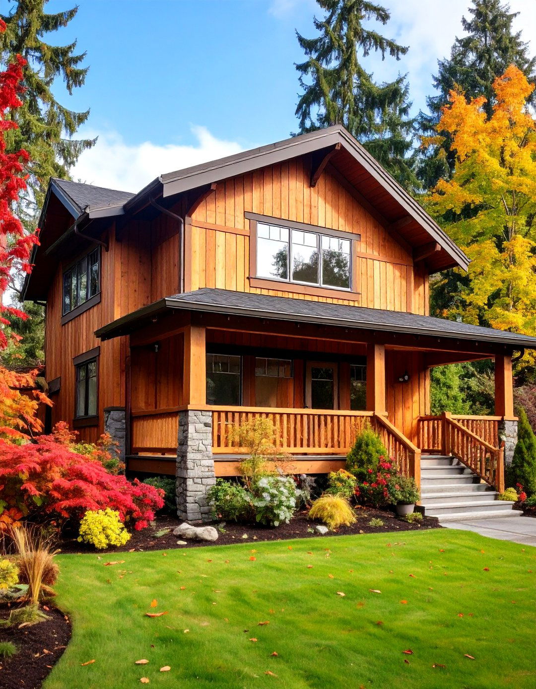 Vertical Wood Siding - 24 1980s House Exterior Ideas